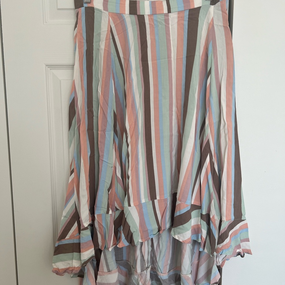 Torrid stripped Multicolor Women's Skirt size 0